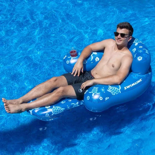 Vista 3 de Swimline Silla Tropical, Azul