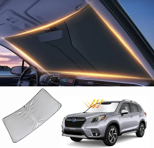 Vista 43 de Parasol para parabrisas delantero, protector de visera, accesorios para automóvil