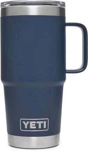 Vista 15 de YETI - Vaso de viaje Rambler de 20 onzas, de acero inoxidable, aislada al vacío con tapa fuerte Stronghold Blanco