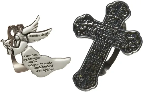 Vista 11 de Cathedral Art (Abbey & CA Gift Clip para visera de ángel de la guarda, multicolor)
