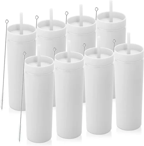 Vista 38 de Volhoply Vasos delgados de plástico de 20 onzas