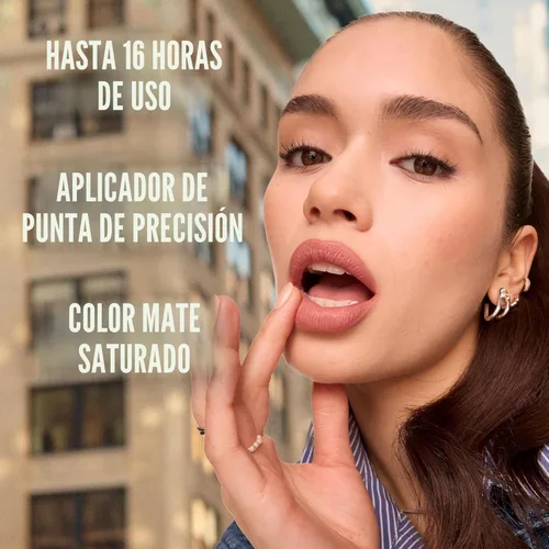 Vista 4 de Maybelline SuperStay - Lápiz labial líquido de tinta mate, “Mover”. 0.17 Oz liquidas 160 MOVER