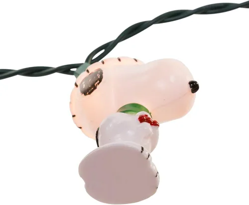 Vista 7 de Kurt Adler - Juego de luces Peanuts Snoopy de 11 pies y 10 luces