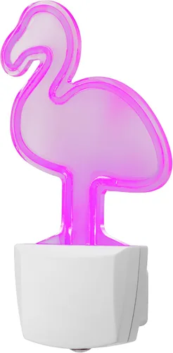 Vista 7 de Energizer Luz nocturna flamenco, neón, encendido/apagado automático, rosa