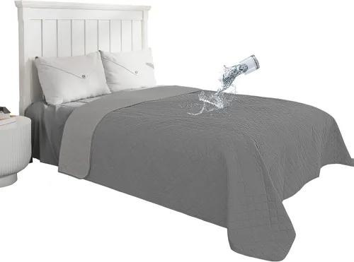 Vista 9 de Easy-Going - Funda reversible para cama de perro 100% impermeable, protector de sofá a prueba de fugas, funda lavable para sofá, protector