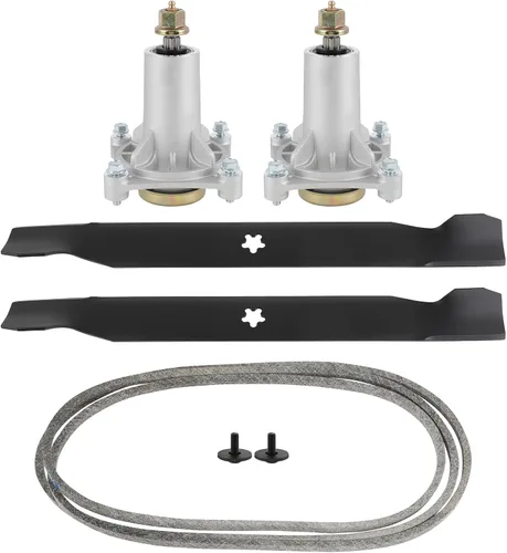 Vista 55 de SCITOO Kit de reconstrucción de cubierta, 42 piezas de cubierta de cortacésped compatible con Poulan Pro PP19A42 PB185A42 PB195H42LT PB20H42YT, 1