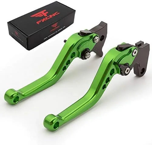 Vista 24 de Palancas Fxcnc de freno y embrague para carreras, Palanca negra con ajuste negro.