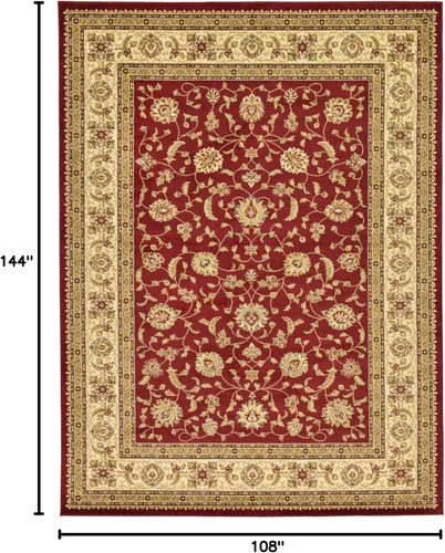 Vista 55 de Unique Loom - Colección Voyage - Alfombra tradicional oriental clásica de diseño intrincado