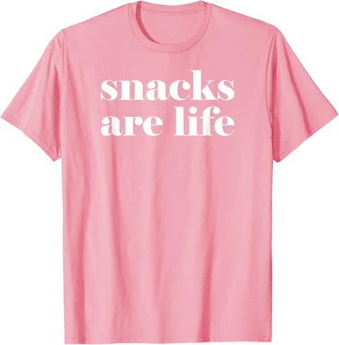 Vista 51 de Snacks Are Life - Camiseta divertida para amantes de los aperitivos, Negro