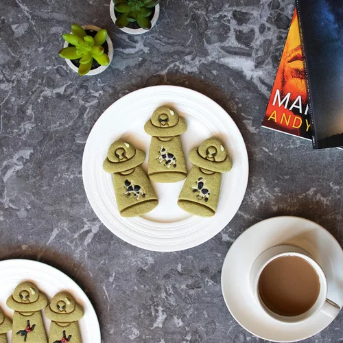 Vista 3 de Cortador de galletas UFO Cow Abduction, 1 pieza - Bakerlogy