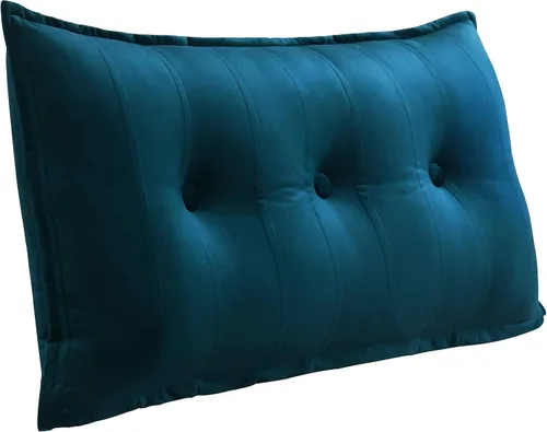 Vista 14 de WOWMAX Almohada rectangular para cabecero, almohada para respaldo de cama, almohada para sentarse en la cama, almohada de apoyo para la espalda