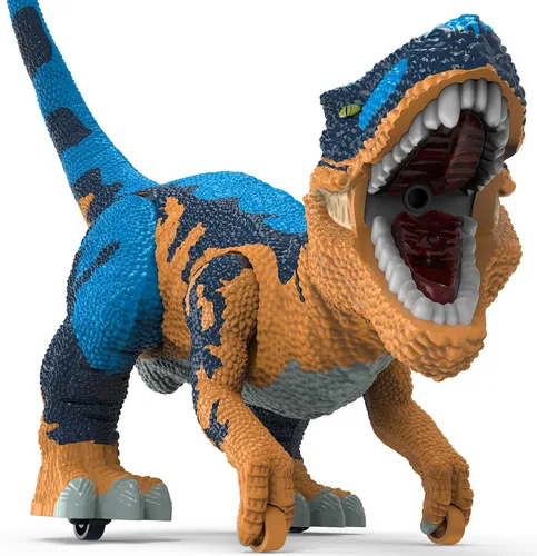 Vista 9 de Juguetes de dinosaurio grande para niños de 3 a 9 años, juguete de figura de dinosaurio grande Tyrannosaurus rex con almacenamiento en la barriga