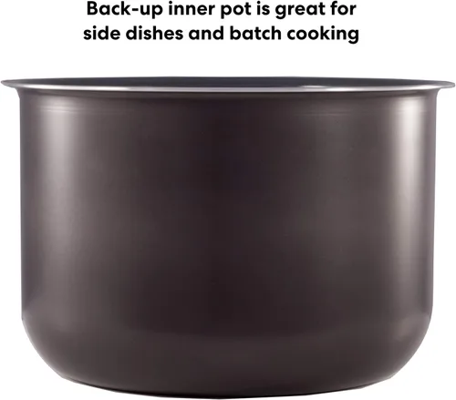 Vista 3 de Instant Pot IP-POT-SS304-60 - Olla interior de acero inoxidable auténtico, 6 cuartos de galón y olla interior de cerámica, 6 cuartos de galón