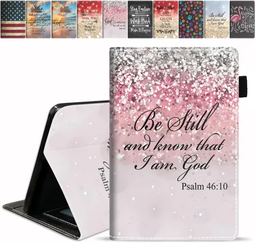 Vista 26 de Funda para tableta Amazon Fire Max 11 (13ª generación, versión 2023), funda delgada de piel sintética con ranura para tarjetas y encendido