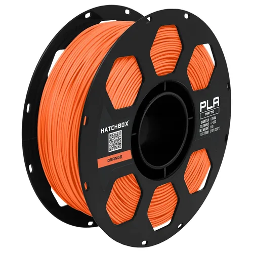 Vista 10 de HATCHBOX Filamento para impresora 3D PLA mate, precisión dimensional +/- 0.03 mm, carrete de 1 kg, 1.75 mm, gris ceniza