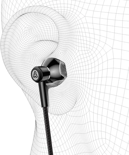 Vista 7 de LUDOS SPECTA - Auriculares intraurales con cable, auriculares con micrófono para llamadas claras, aislamiento de ruido, para iPhone, iPad, Samsung