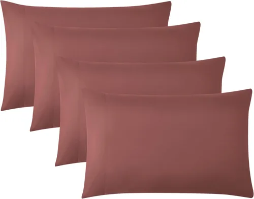 Vista 67 de Southshore Fine Linens® - Vilano® Springs - Par de fundas de almohada plisadas, color negro, estándar (Queen)