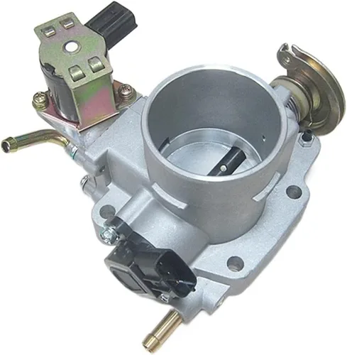 Vista 7 de Conjunto de cuerpo del acelerador de motor de automóvil con motor de velocidad de ralentí FSD7-13-650 compatible con Mazda 323 Familia Protege 1.8