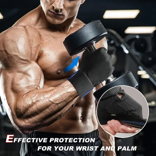 Vista 6 de ZEROFIRE Workout Gloves for Women Men - Weight Lifting Gloves with Full Palm Protection & Extra Grip for Women Gym, Weightlifting, Weight Lift