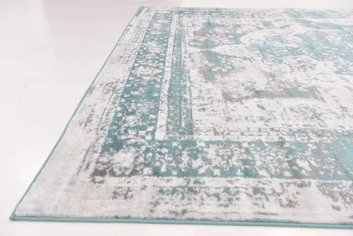 Vista 184 de Unique Loom Colección Sofia - Alfombra de área Salle Garnier (7' 1" x 10' Rectángulo, Borgoña/ Marfil)