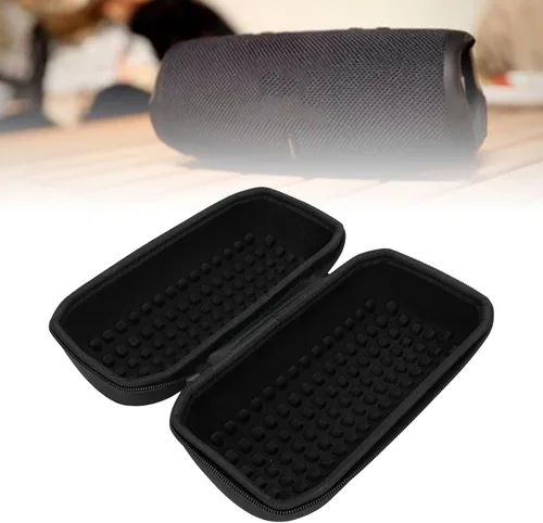Vista 4 de Funda rígida de viaje para altavoz Bluetooth Charge 6 Bolsa de transporte portátil Almacenamiento protector duradero para aventuras al aire libre