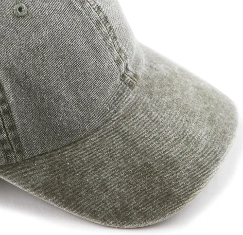 Vista 4 de The Hat Depot 100 Cotton Pigment Dyed Low Profile Dad Hat Six Panel Cap