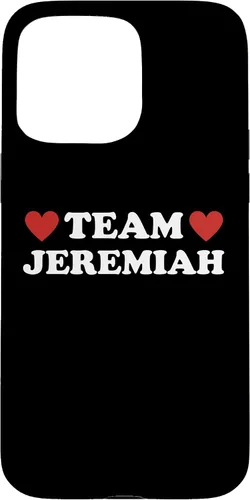 Vista 31 de Team Jeremiah I Love Jeremiah I Heart Jeremiah Case for iPhone 17