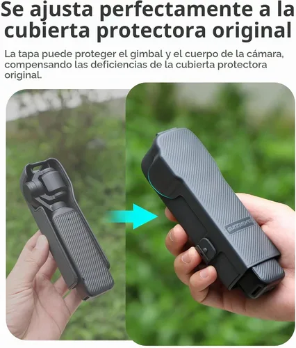 Vista 5 de Bolsillo 3 Funda protectora portátil Gimbal lente plástico duro resistente a los arañazos caso Accesorios para DJI Pocket 3