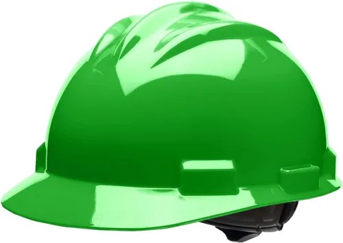 Vista 4 de Bullard 3-Rib S61 - Casco de seguridad estilo gorra con suspensión de trinquete de 4 puntos y almohadilla de algodón para cejas