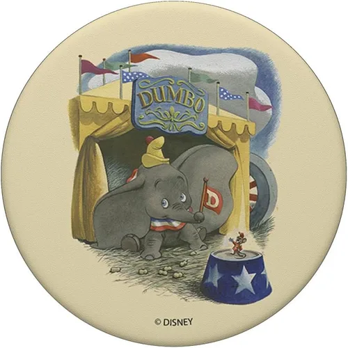 Vista 3 de Disney Dumbo Ilustrado Portrait PopSockets PopGrip: agarre intercambiable para teléfonos y tabletas