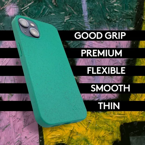 Vista 2 de LOAM & LORE Funda de teléfono biodegradable para iPhone 14 Pro, funda ecológica sin plástico, funda para iPhone 14 Pro compostable a base