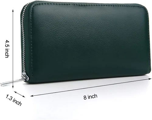 Vista 3 de Buvelife Credit Card Wallet Leather RFID Wallet for Women, Huge