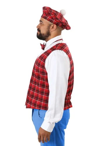 Vista 3 de Disfraz de McDowells para Hombre Talla Grande de Coming to America Multicolor