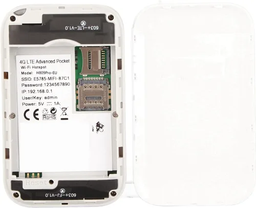 Vista 5 de GOTOTOP Wifi 4G de bolsillo, enrutador portátil ligero con ranura para micro tarjeta, velocidad de 300 Mbps para viajes, hogar y conexiones
