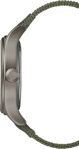 Vista 2 de Timex Mens TW4B14200 Expedition Scout 40 Black LeatherNylon Strap Watch