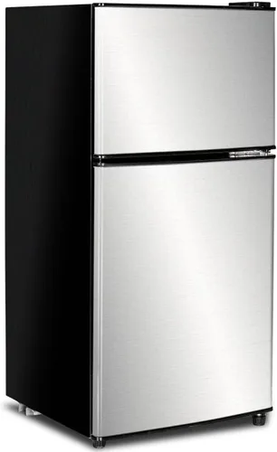 Vista 16 de Refrigerador pequeño de 1.7 pies cúbicos con congelador, bajo ruido, bajo consumo, refrigerador de encimera, refrigerador de una sola puerta
