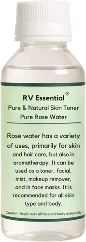 Vista 2 de Agua de rosas Gulab Jal rejuvenece la piel lucha contra el acné antienvejecimiento homogénea el tono de la piel gran limpiador facial