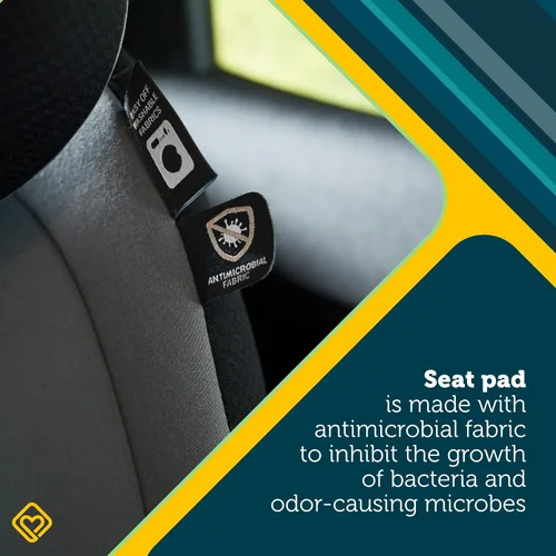 Vista 9 de Safety 1st EverSlim - Asiento de automóvil convertible 4 en 1, clip de pecho SecureTech, ultra delgado, 4 modos de bebé a refuerzo, asiento