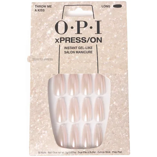 Vista 17 de OPI xPRESS/ON Press on Nails Short Round Classic, Long Almond & Coffin Shape Press-On Professional Nail Art Kit
