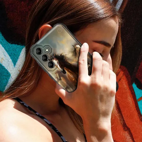 Vista 458 de Funda para Galaxy A14 5G, [Doble Capa][Protección contra Caídas de Grado Militar de 10 Pies] [Antideslizante] Funda Resistente a Prueba de Golpes