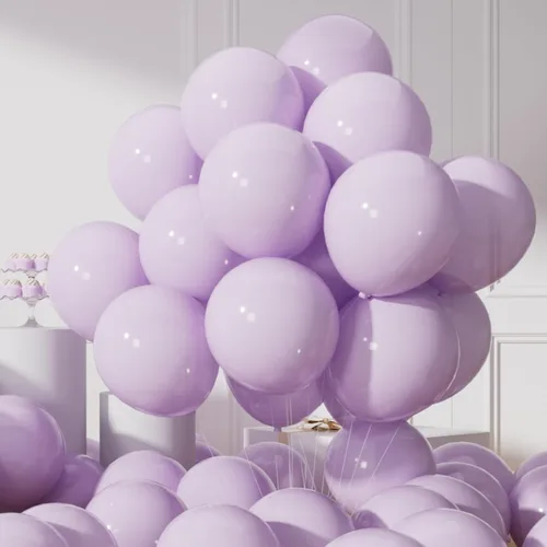Vista 32 de AULE Globos metálicos negros de 12 pulgadas, 50 globos de látex negros, helio cromado, globo grueso brillante, decoración perfecta para fiesta