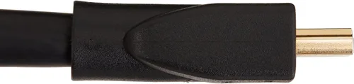 Vista 4 de Amazon Basics Cable HDMI 4K de alta velocidad Cl3 (18 Gbps, 4K/60 Hz) - 25 pies, paquete de 5, negro