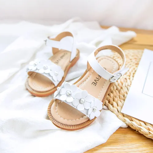 Vista 8 de GINFIVE Sandalias para niñas pequeñas, zapatos de verano para niñas pequeñas