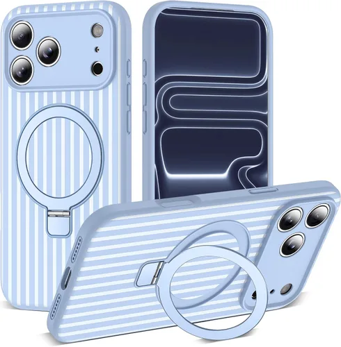 Vista 154 de SKYLMW Funda diseñada para iPhone 11 con soporte magnético invisible Compatible con Mag-Safe, a prueba de caídas de grado militar, a prueba