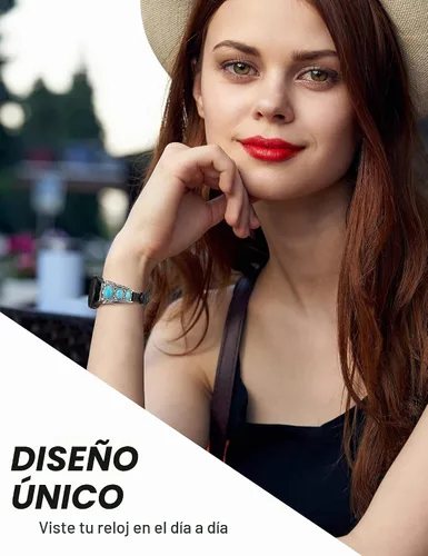 Vista 6 de Correa de cuero Minyee compatible con Samsung Galaxy Watch 7/6/5/4/FE/Active 2 de 40mm 44mm/Watch 6 Classic de 43mm 47mm/Watch 5 Pro de 45mm