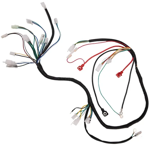 Vista 8 de Kit completo de arnés de cableado con electricidad para ATV Quad 4 Wheelers 150CC-250CC - por KAKO