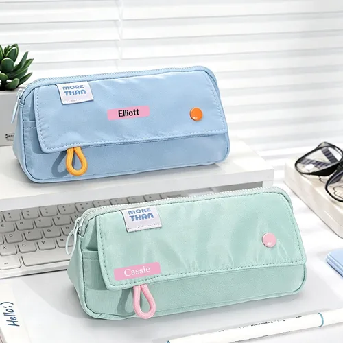 Vista 5 de 100 etiquetas de nombre personalizadas para planchar para ropa