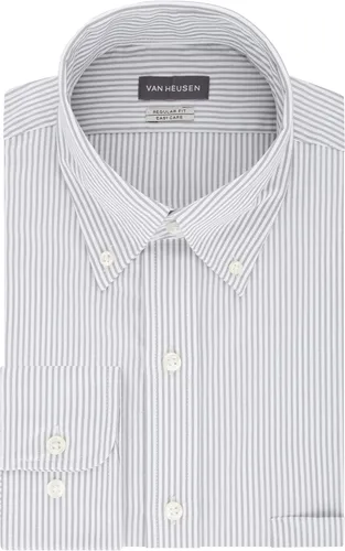 Vista 3 de Van Heusen Camisa de vestir para hombre de ajuste regular con rayas