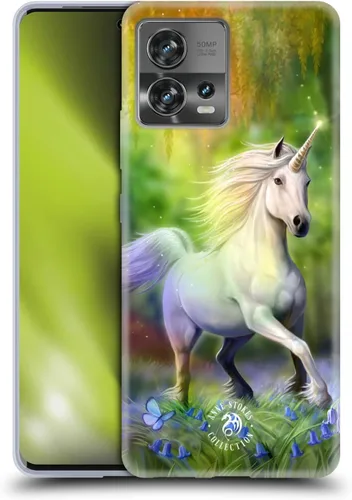 Vista 12 de Head Case Designs Anne Stokes Bluebell Wood Fantasy 2 - Funda de gel suave con licencia oficial compatible con Motorola Moto Edge 30 Fusion