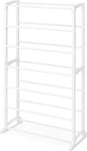Vista 11 de Whitmor Torre de zapatos de 10 niveles, 50 pares, cromo